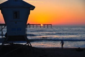 Sunset at Ocean Beach (San Diego, CA)